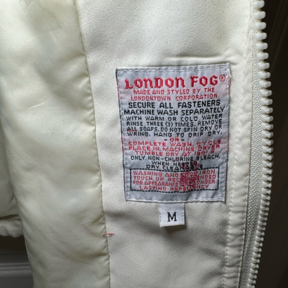 London fog jacket with hoodie size M - Picture 4 of 6